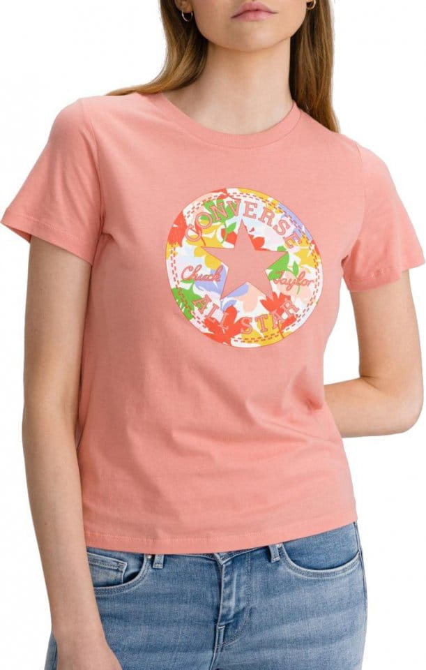 Tričko Converse Converse Flower Chuck Patch Damen T-Shirt F651
