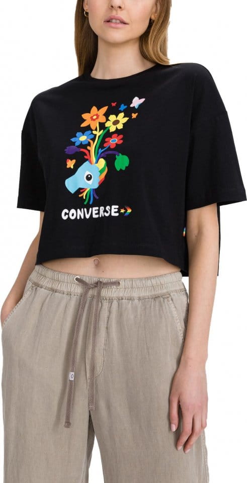 Tričko Converse Converse Pride Cropped T-Shirt