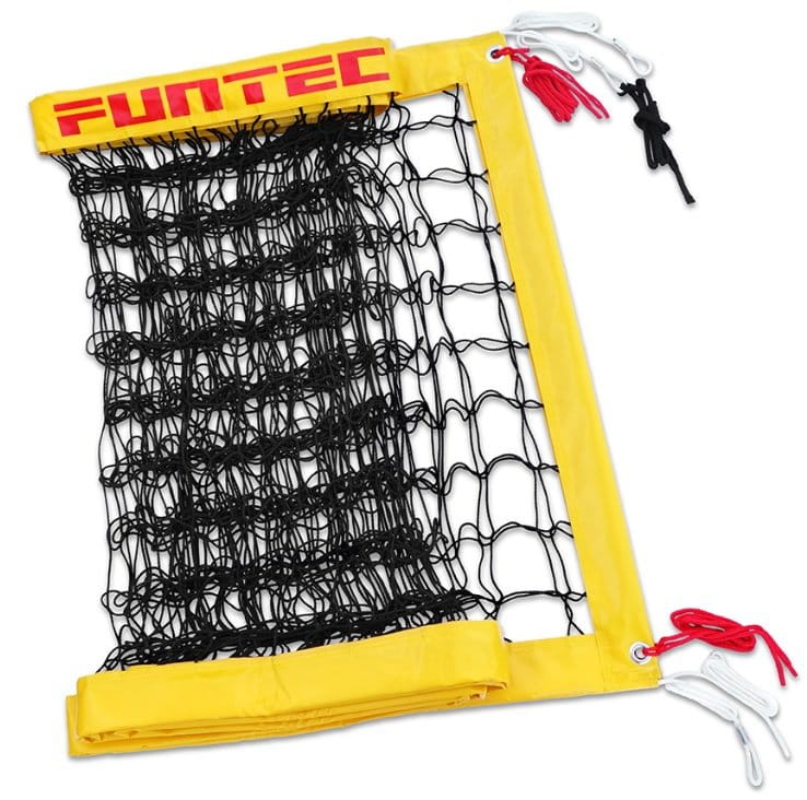Bránková sieť Funtec PRO NETZ PLUS, 8.5 M, FOR PERMANENT BEACH VOLLEYBALL NET SYSTEMS, WITH EXTRA STRONG SIDE PANELS