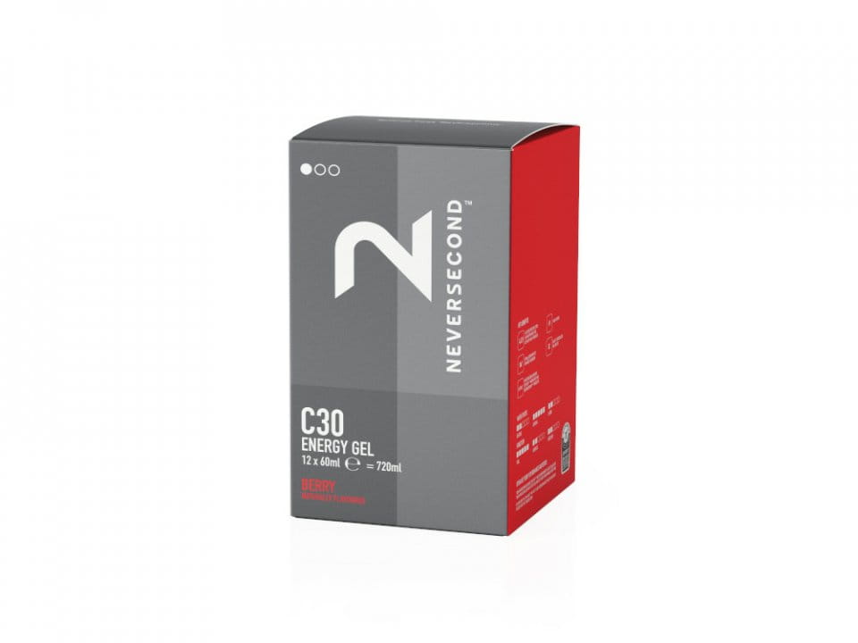 NEVERSECOND Energy Gel C30 Berry 60 ml | 12 vrecúška