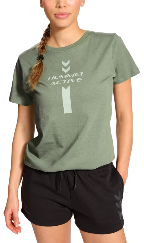 Tričko Hummel HMLACTIVE GRAPHIC CO TEE S/S WOMAN