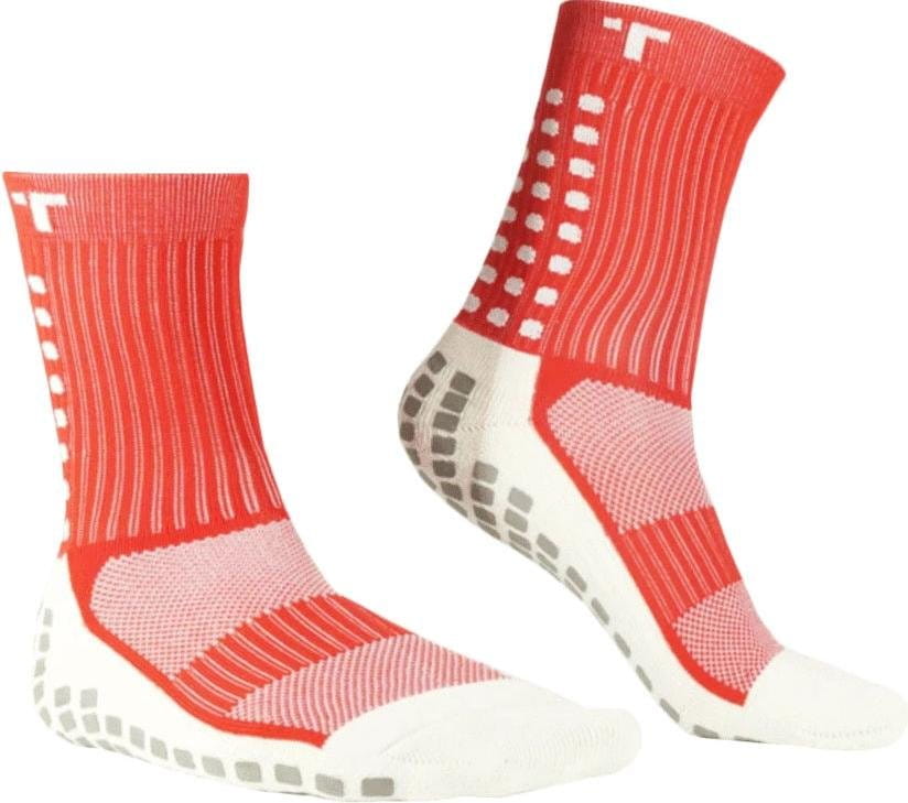Ponožky Trusox CRW300 Mid-Calf Cushion Red