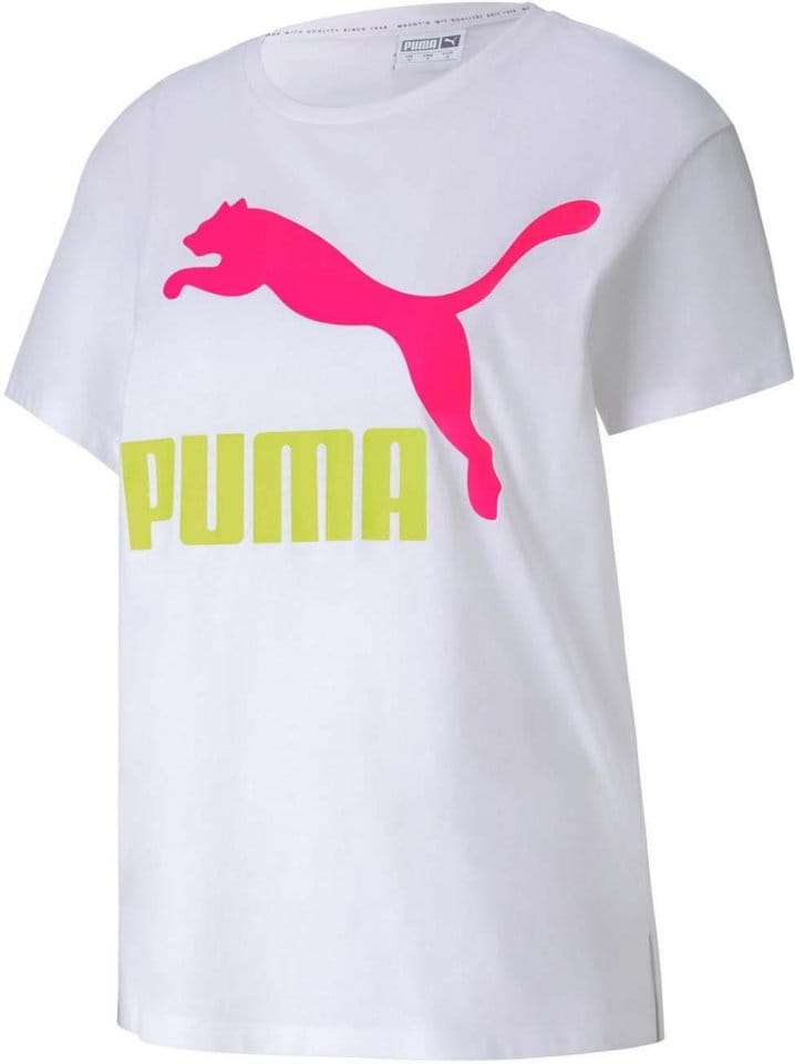 Tričko Puma Classics Logo Tee White-RIDER