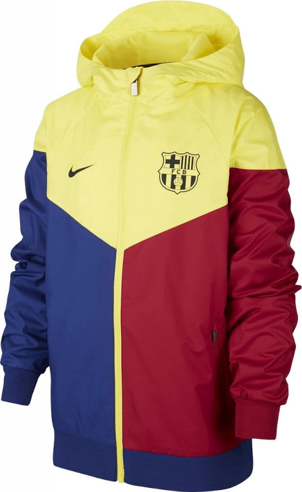 Bunda s kapucňou Nike Y NK FC Barcelona Windrunner JKT