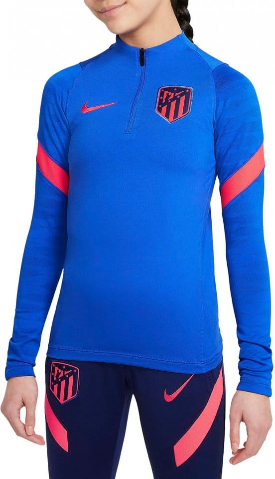Tričko s dlhým rukávom Nike Atlético Madrid Strike Big Kids Soccer Drill Top