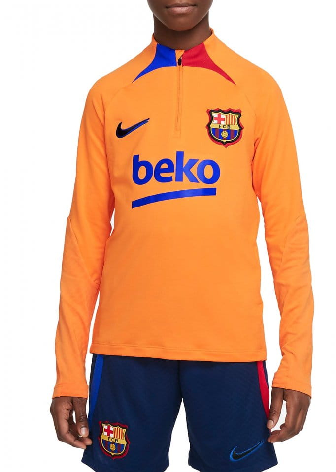 Tričko s dlhým rukávom Nike FC Barcelona Strike Drill Top Kids