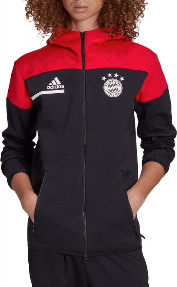 Bunda s kapucňou adidas FC Bayern Anthem JKT
