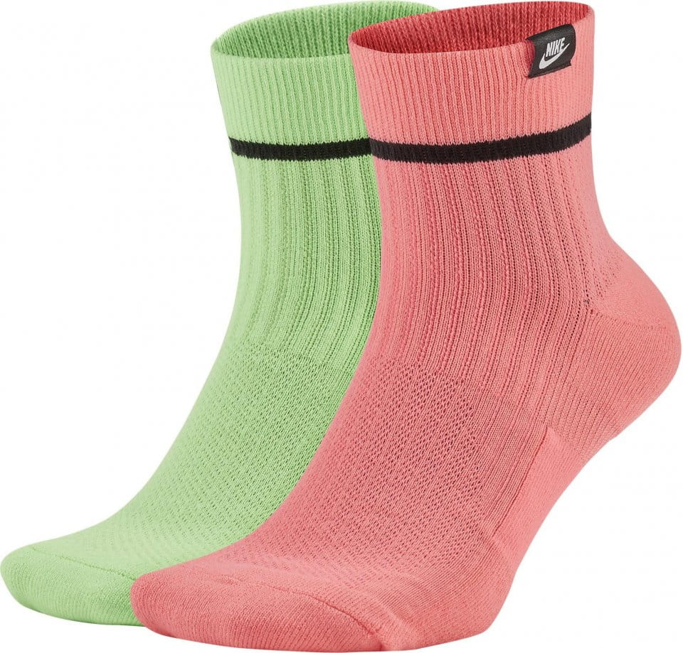 Ponožky Nike U SNKR SOX ANKLE 2PR - HI VIZ