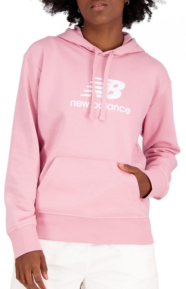 Mikina s kapucňou New Balance Essentials Stacked Logo